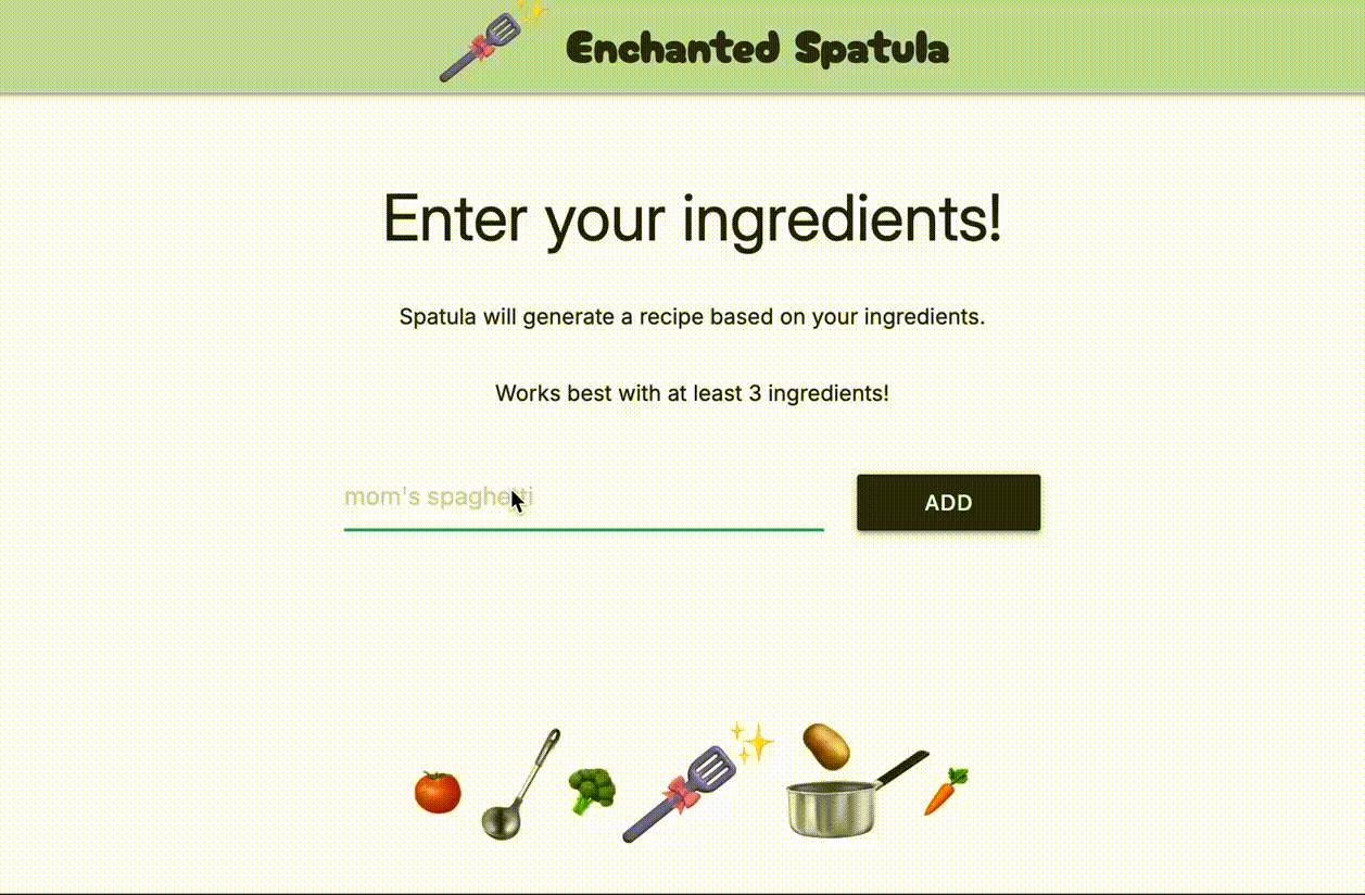 Enchanted Spatula